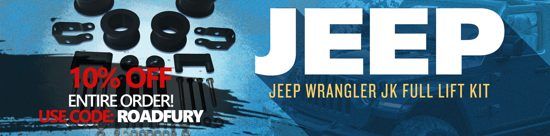 Website banner jeep with code