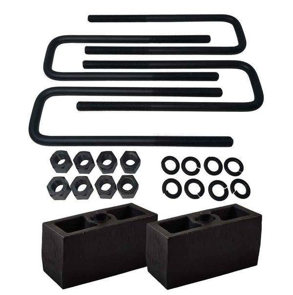 Universal Cast Iron Blocks and 12-Inch Square U-Bolts Kit UBRB10-491 - 3 inch