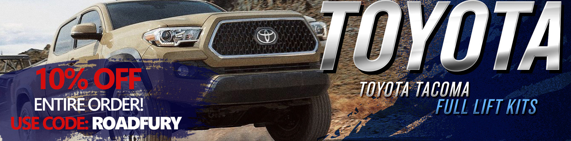 Website banner toyota with code