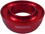 Zoomed Cherry Red T6 Aircraft Billet Front Spring Spacer