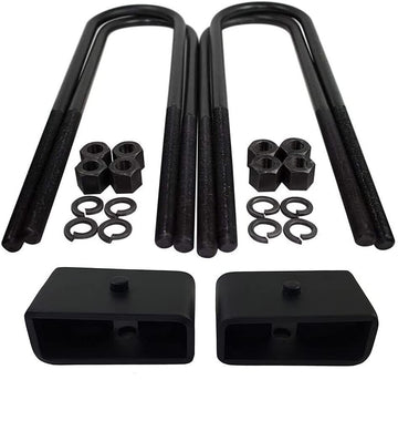 Rear blocks & Extended 11" U Bolt kit for Ram 1500 2500 3500 OEM Material Only Fits 4" Axles (Set of 4)