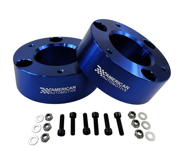 Chevrolet Tahoe and GMC Yukon 1500 Pro Billet Blue Front Strut Spacers