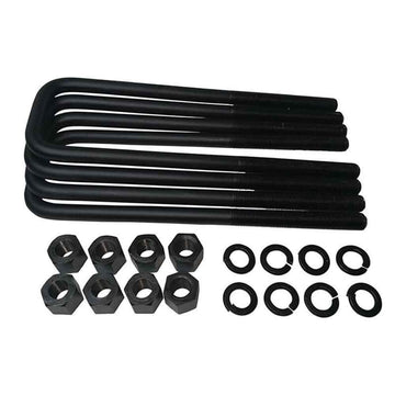 Silverado Sierra 1500 2WD 4WD 14" Square Leaf Spring Axle U Bolts (Set of 4)