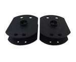 2x precision laser cut carbon steel rear spring spacers