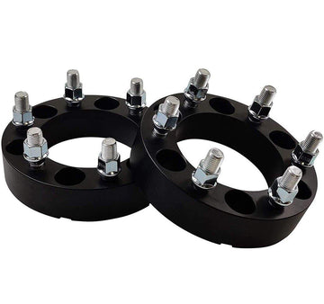 Chevrolet C1500 C2500 C3500 and GMC K1500 K2500 K3500 4WD 1.5 & 2-Inch Wheel Spacers (14x1.5 Studs)