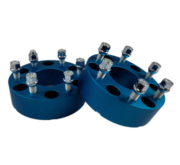 GMC C1500 C2500 C3500 K1500 K2500 K3500 4WD 2-Inch Blue Wheel Spacers
