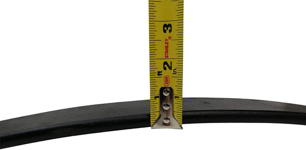 Steel Add-A-Leaf Spring with Sizing Reference