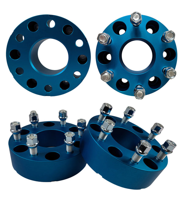 Suburban 4 pieces 2WD 4WD 2-Inch Blue Wheel Spacers 
