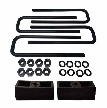 Chevrolet Tahoe 2WD 4WD Cast Iron Lift Blocks and Square U-Bolts Kit