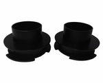 Ford F150 2WD Suspension Leveling Lift Kit black spring spacers