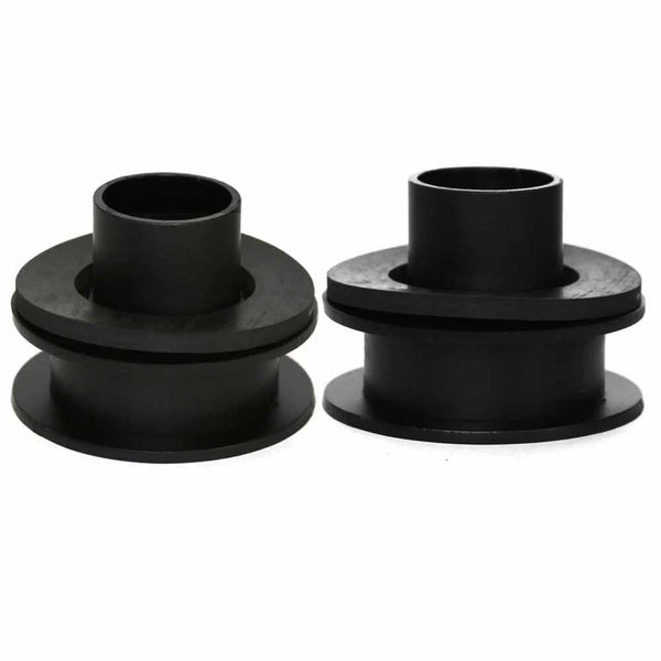 Ford F250 F350 Super Duty 4WD Front and Rear Leveling Lift Kit black spring spacers