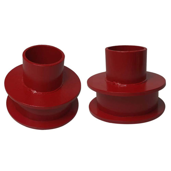 Ford F250 F350 Super Duty 4WD Front and Rear Leveling Lift Kit red spring spacers