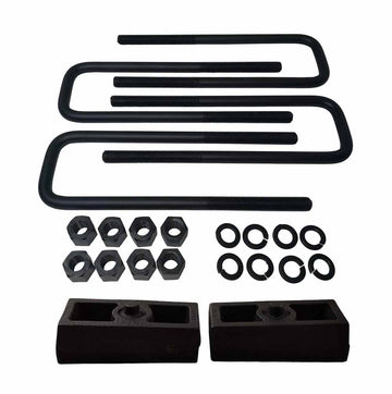 Nissan Frontier Cast Iron Lift Blocks and Square U-Bolts Kit